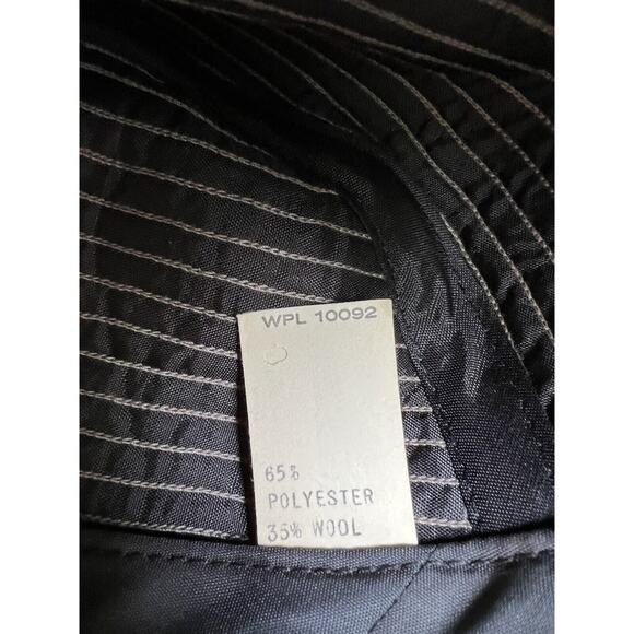 Vintage 70’s Sears Gray Wool Poly Tweed Fedora Hat Unisex Medium 7 - 7 1/8 - Picture 9 of 10